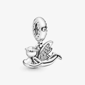 PANDORA Angel of Love Dangle Charm - 798484C01 PANDORA Angel of Love Dangle Charm - 798484C01