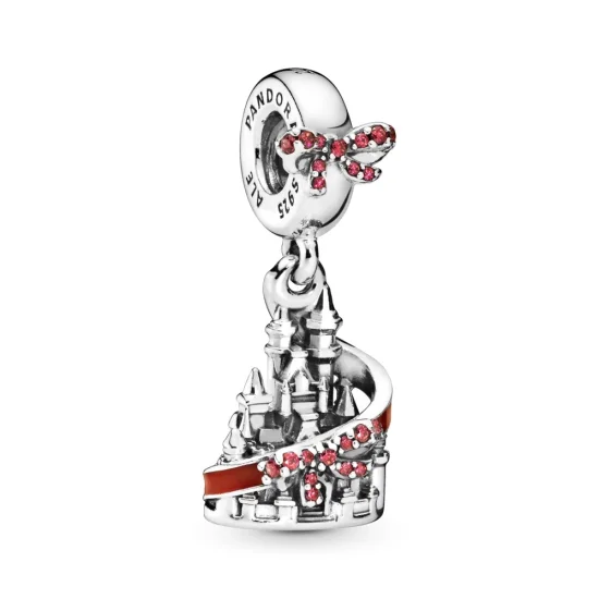 (image for) Pandora Disney Parks Holiday Castle Dangle Charm - 798227CZR