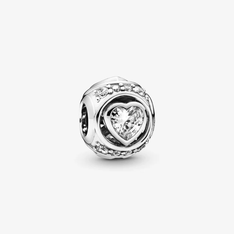 (image for) PANDORA Elevated Heart Charm - 798464C01 - Product Image
