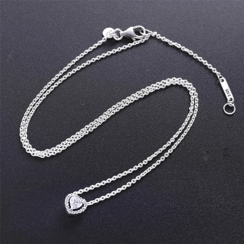 (image for) PANDORA Elevated Heart Necklace - 398425C01 - View 2