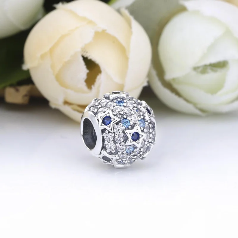 (image for) PANDORA Elevated Stars Pavé Charm - 798467C01 - View 2