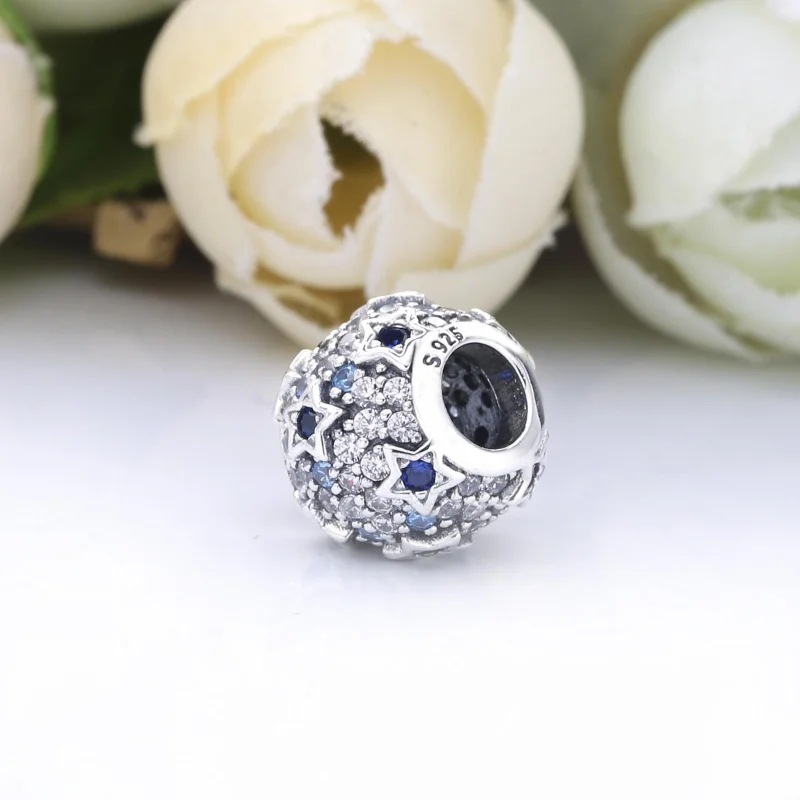 (image for) PANDORA Elevated Stars Pavé Charm - 798467C01 - View 4