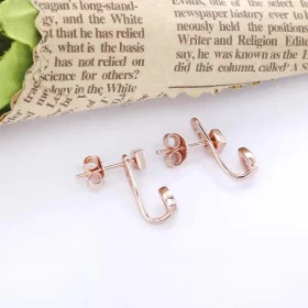 Pandora Geometric Shapes, Clear CZ Earrings - 288509C01 Pandora Geometric Shapes, Clear CZ Earrings - 288509C01