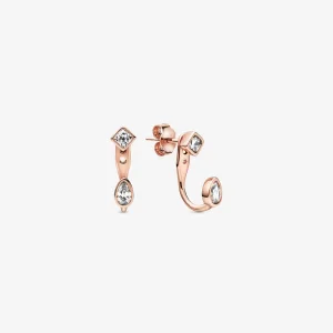 (image for) Pandora Geometric Shapes, Clear CZ Earrings - 288509C01