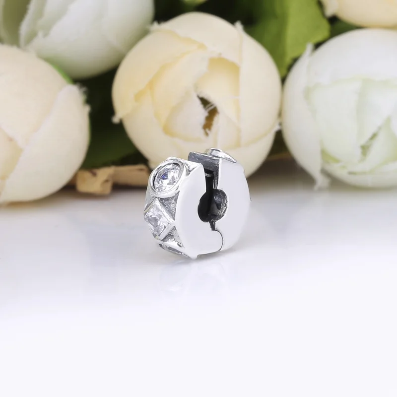 (image for) PANDORA Geometric Shapes Clip Charm - 798463C01 - View 4