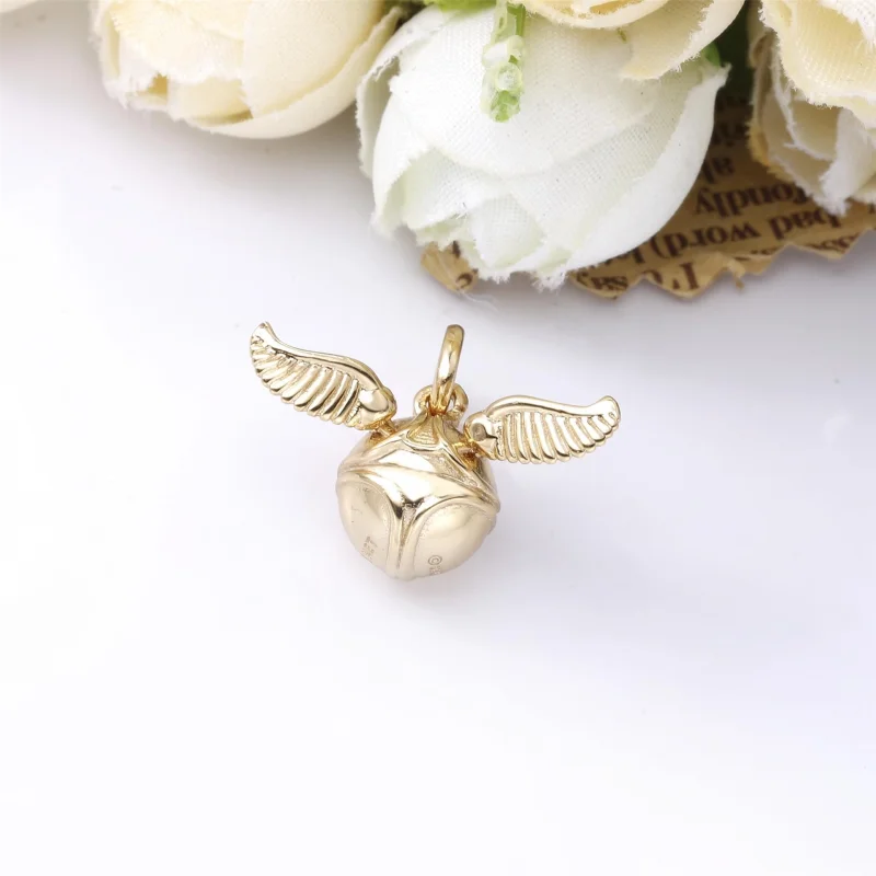 (image for) PANDORA Harry Potter Golden Snitch Pendant - 368618C00 - View 4