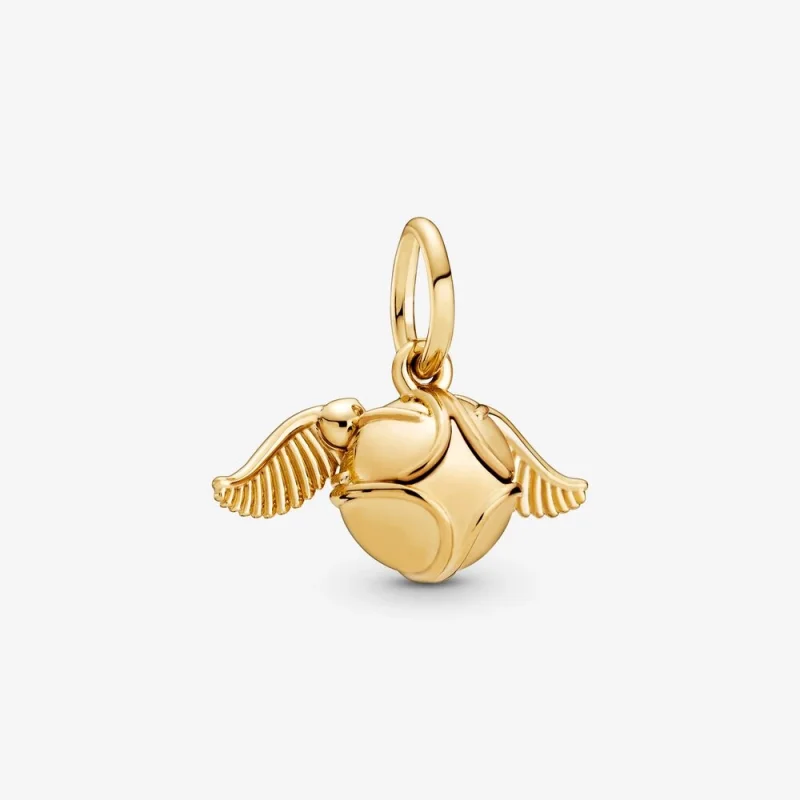 (image for) PANDORA Harry Potter Golden Snitch Pendant - 368618C00 - Product Image