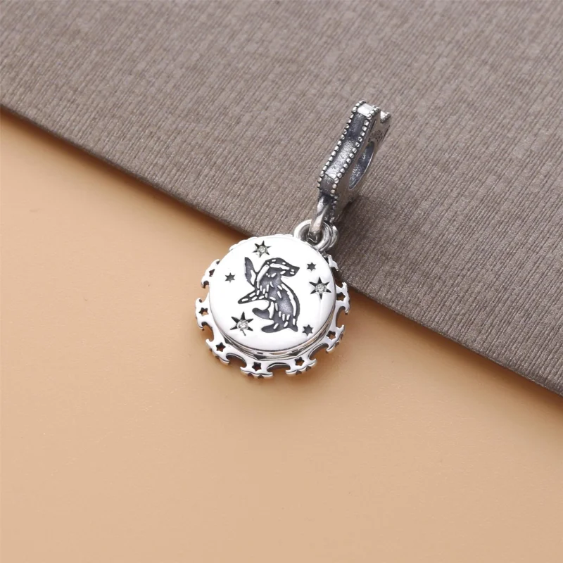 (image for) PANDORA Harry Potter, Hufflepuff Dangle Charm - 798832C01 - View 2