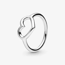 PANDORA Polished Open Heart Ring - 198613C00 PANDORA Polished Open Heart Ring - 198613C00