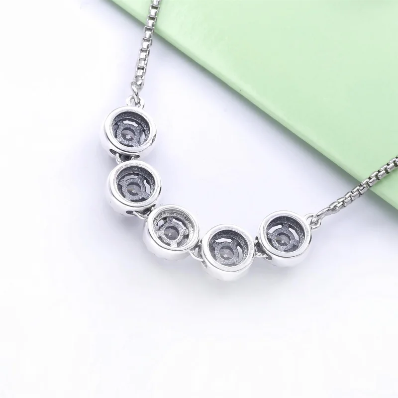 (image for) PANDORA Round Sparkle Slider Bracelet - 598510C01 - View 4