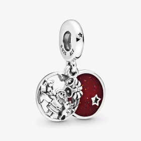PANDORA Santa Love Peace Joy Dangle Charm - 798468C01 PANDORA Santa Love Peace Joy Dangle Charm - 798468C01
