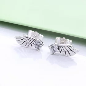 PANDORA Sparkling Angel Wing Stud Earrings - 298501C01 PANDORA Sparkling Angel Wing Stud Earrings - 298501C01