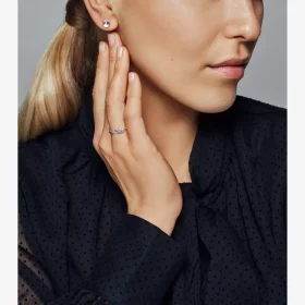 PANDORA Sparkling Angel Wings Ring - 198500C01 PANDORA Sparkling Angel Wings Ring - 198500C01