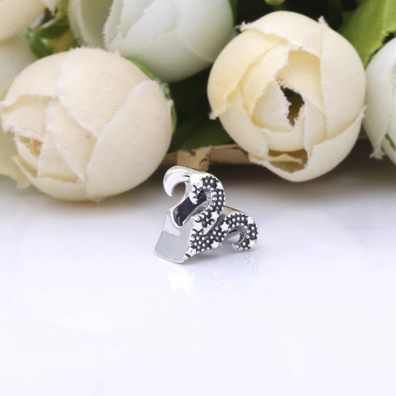 (image for) PANDORA Sparkling Aries Zodiac Charm - 798416C01 - View 2