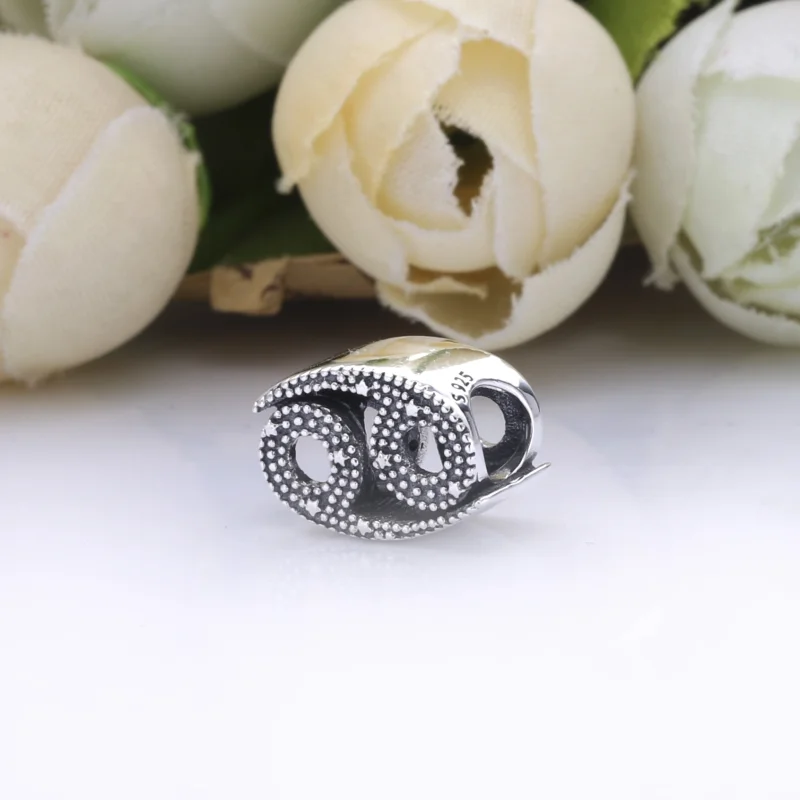 (image for) PANDORA Sparkling Cancer Zodiac Charm - 798434C01 - View 2