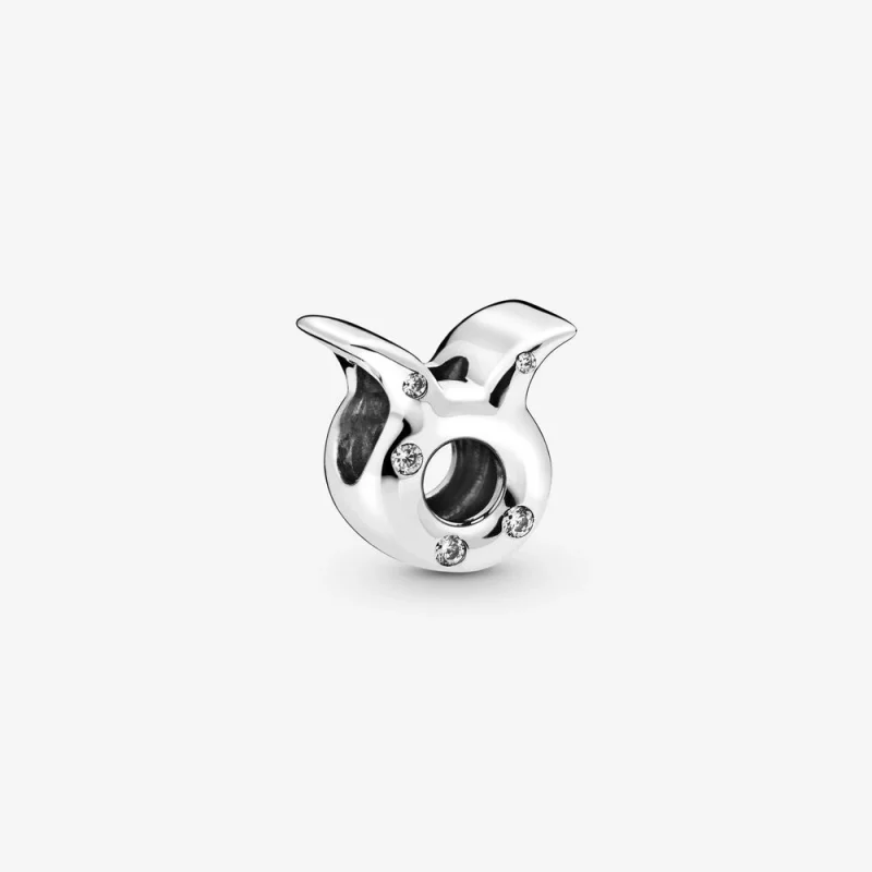(image for) PANDORA Sparkling Taurus Zodiac Charm - 798418C01 - Product Image