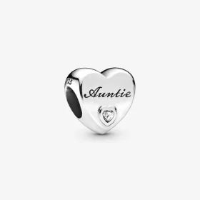 PANDORA Auntie Love Heart Charm - 798261CZ PANDORA Auntie Love Heart Charm - 798261CZ