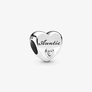 (image for) PANDORA Auntie Love Heart Charm - 798261CZ