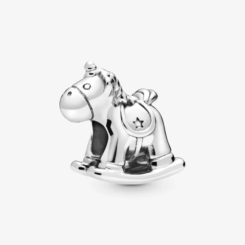 (image for) PANDORA Bruno the Unicorn Rocking Horse Charm - 798437C00 - Product Image