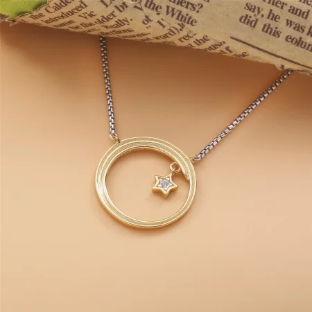 PANDORA Celestial Shooting Star Necklace - 368515C01