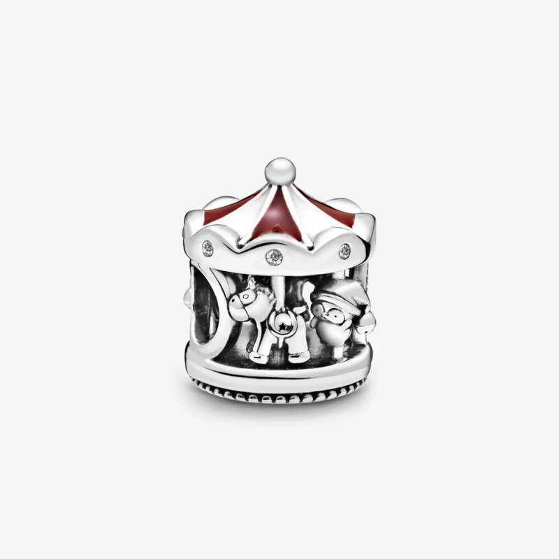 (image for) PANDORA Christmas Carousel Charm - 798435C01 - Product Image