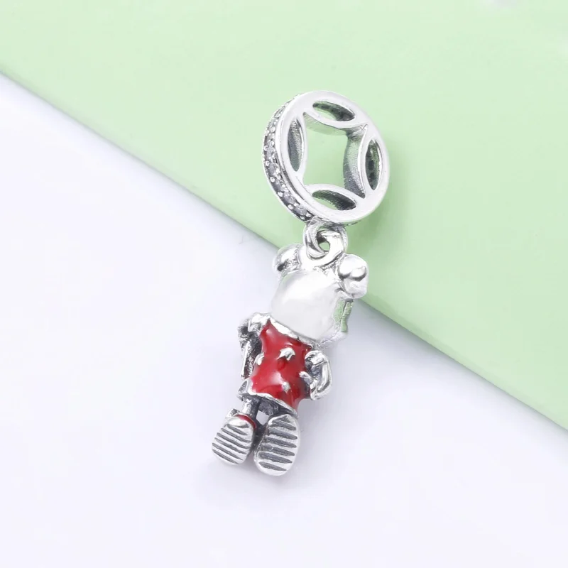 (image for) PANDORA Disney Minnie Mouse Dangle Charm - 798636C01 - View 3