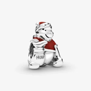 (image for) PANDORA Disney Winnie the Pooh Hunny Pot Christmas Charm - 798451C01