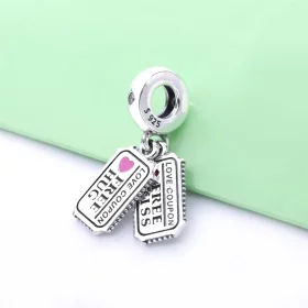 PANDORA Love Coupon Dangle Charm - 798703C01 PANDORA Love Coupon Dangle Charm - 798703C01