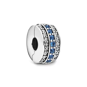Pandora Sparkling Blue Line Clip - 798480C01
