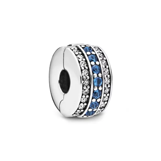 Pandora Sparkling Blue Line Clip - 798480C01