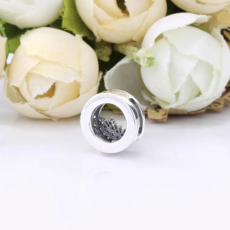 (image for) PANDORA Sparkling Icicles Clip Charm - 798475C01 - View 3