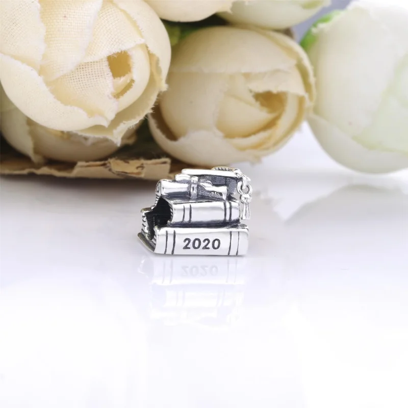 (image for) PANDORA 2020 Graduation Books Charm - 798910C00 - View 2