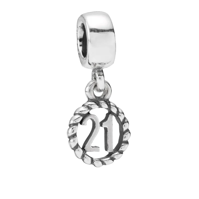 (image for) PANDORA 21st Birthday Pendant Charm - 790496 - Product Image