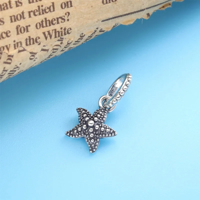 (image for) PANDORA Beaded Starfish Pendant - 398945C00 - View 2