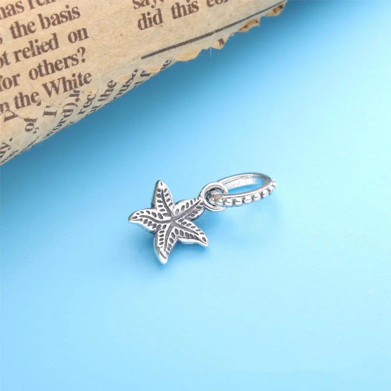 (image for) PANDORA Beaded Starfish Pendant - 398945C00 - View 3