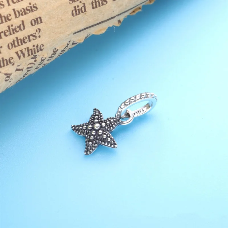 (image for) PANDORA Beaded Starfish Pendant - 398945C00 - View 4
