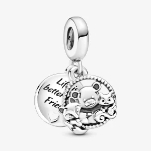 (image for) PANDORA Bear, Fox & Squirrel Dangle Charm - 799078C00