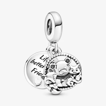 PANDORA Bear, Fox & Squirrel Dangle Charm - 799078C00