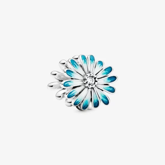 PANDORA Blue Daisy Flower Charm - 798775C01