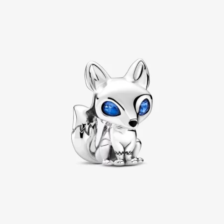 PANDORA Blue-Eyed Fox Charm - 799096C01 PANDORA Blue-Eyed Fox Charm - 799096C01