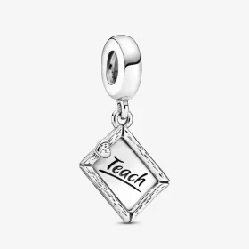 PANDORA Chalkboard Dangle Charm - 799108C00 PANDORA Chalkboard Dangle Charm - 799108C00