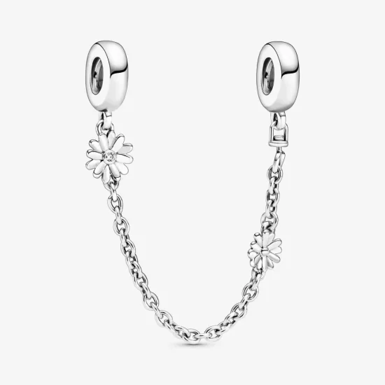 PANDORA Daisy Flower Safety Chain Charm - 798764C01