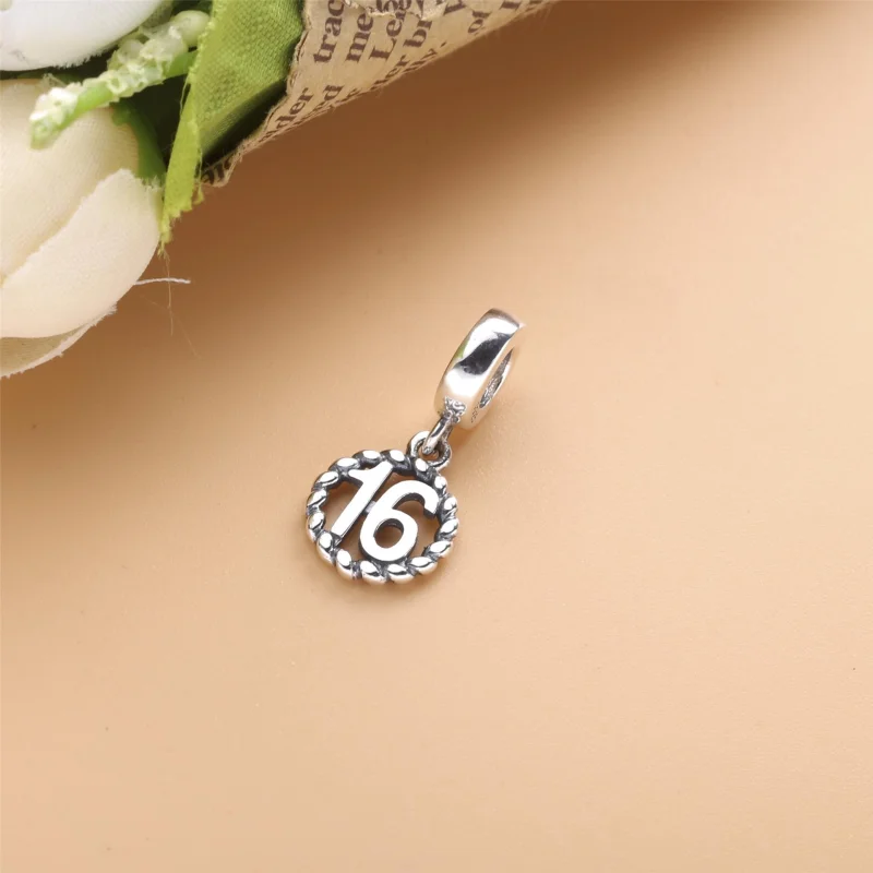 (image for) PANDORA Dangle Charm 16 Sterling Silver - 790494 - View 2