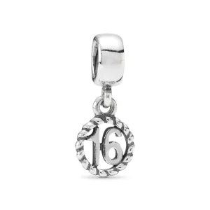 (image for) PANDORA Dangle Charm 16 Sterling Silver - 790494
