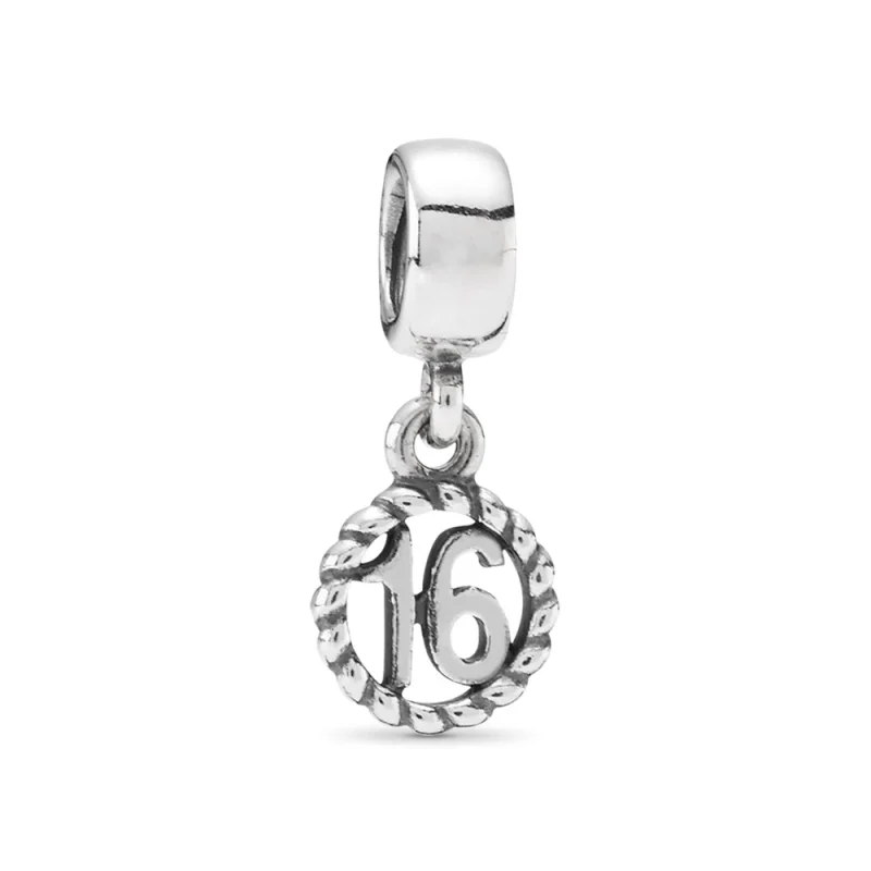 (image for) PANDORA Dangle Charm 16 Sterling Silver - 790494 - Product Image