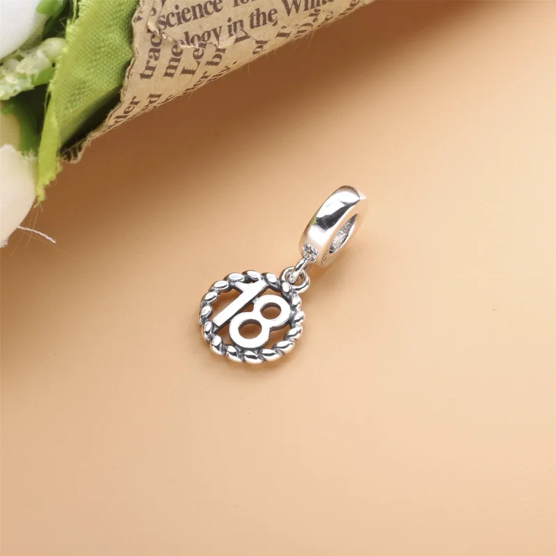 (image for) PANDORA Dangle Charm 18 Sterling Silver - 790495 - View 2