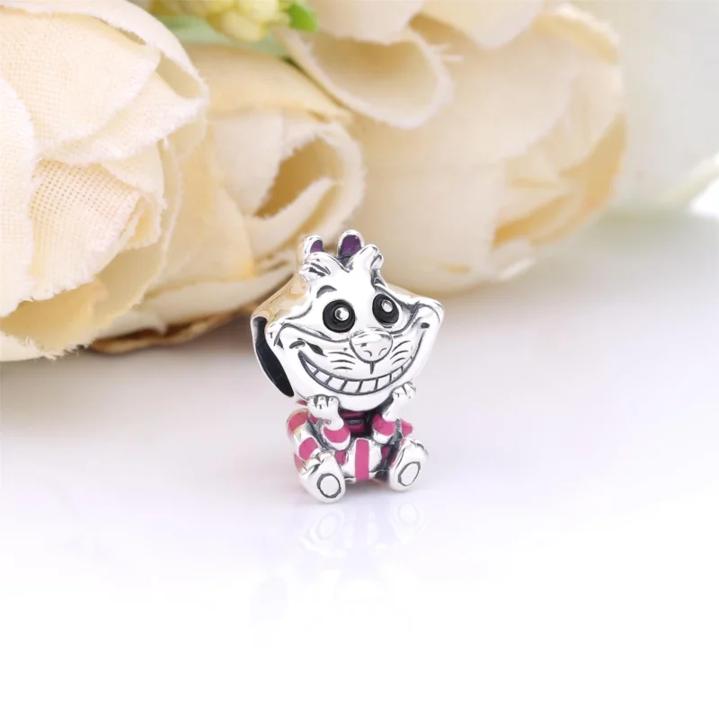 (image for) PANDORA Disney Alice in Wonderland Cheshire Cat Charm - 798850C01 - View 2