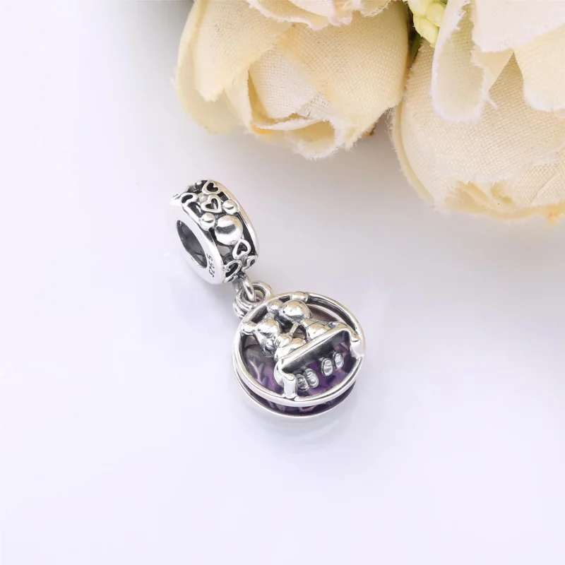 (image for) PANDORA Disney Mickey Mouse & Minnie Mouse Happily Ever After Dangle Charm - 798 - View 3