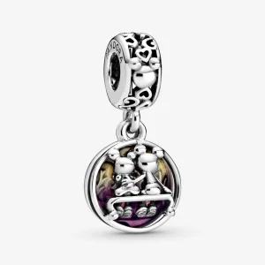 (image for) PANDORA Disney Mickey Mouse & Minnie Mouse Happily Ever After Dangle Charm - 798866C01