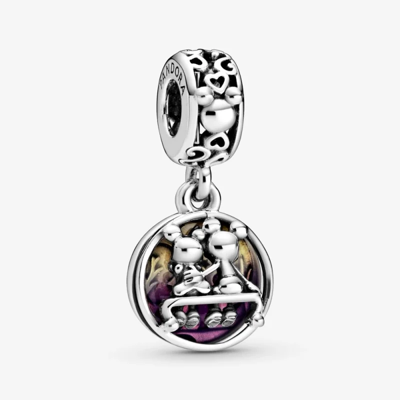 (image for) PANDORA Disney Mickey Mouse & Minnie Mouse Happily Ever After Dangle Charm - 798866C01 - Product Image